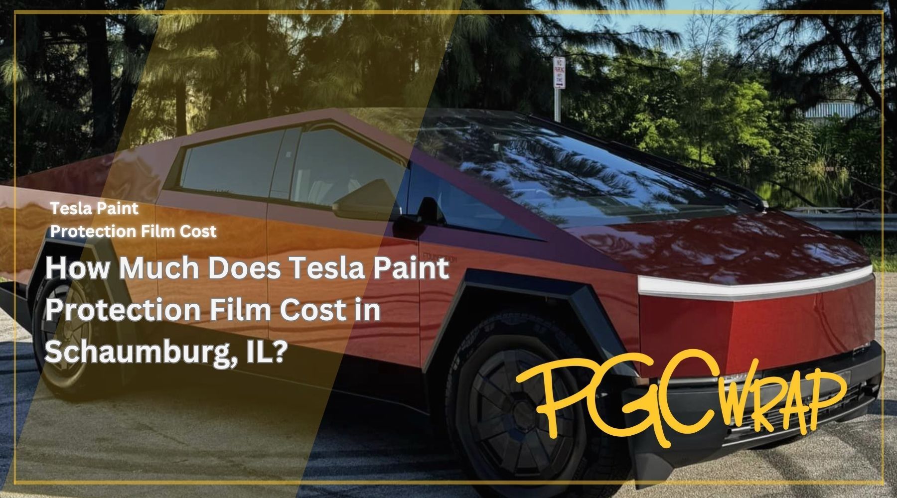 Tesla Paint Protection Film Cost in Schaumburg