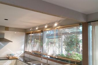 lighted sink area