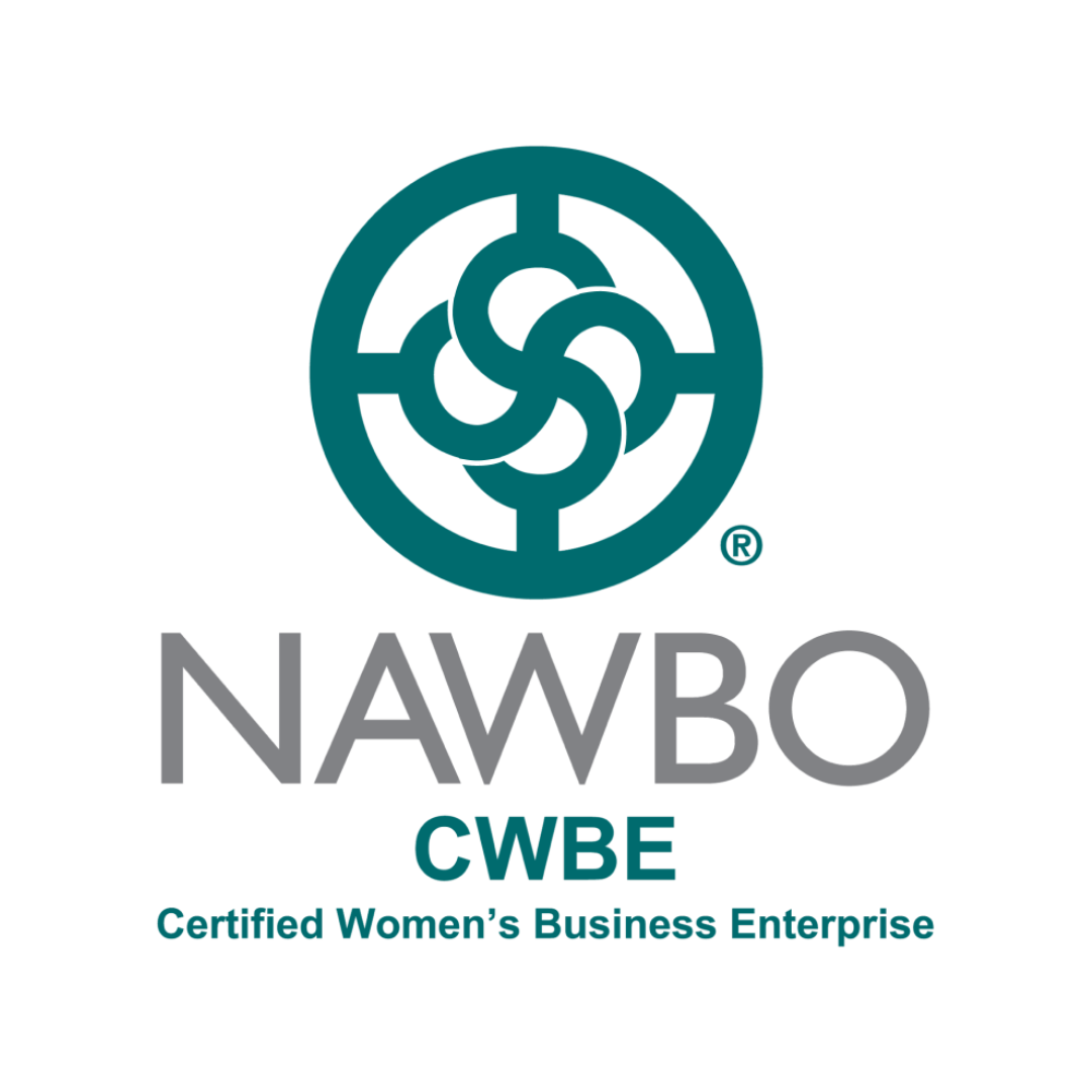 A logo for a certified women 's business enterprise