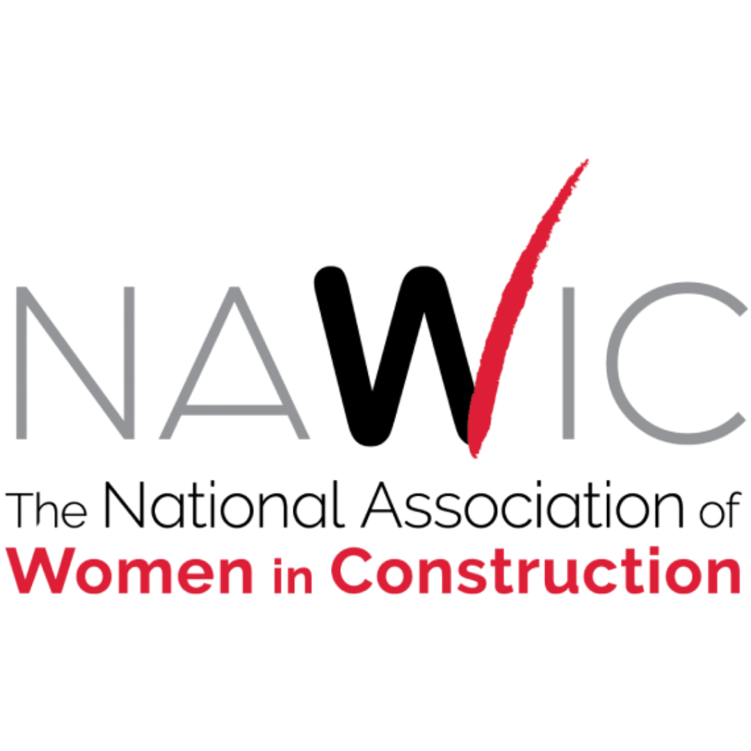 The logo for the national association of women in construction