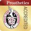 A picture of a logo for prosthetics accredited.