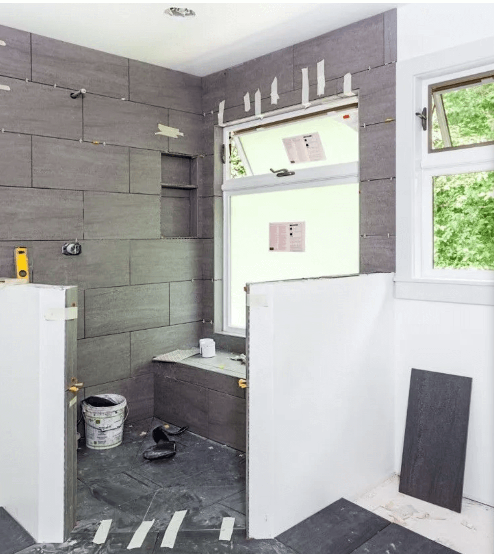 Bathroom remodel contractor focuses on installing a shower in Mesquite, TX