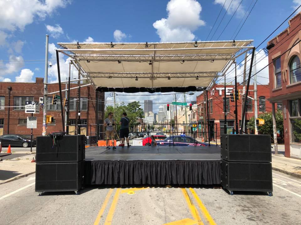 Stage Rental — Lithonia, GA — MMI Rental