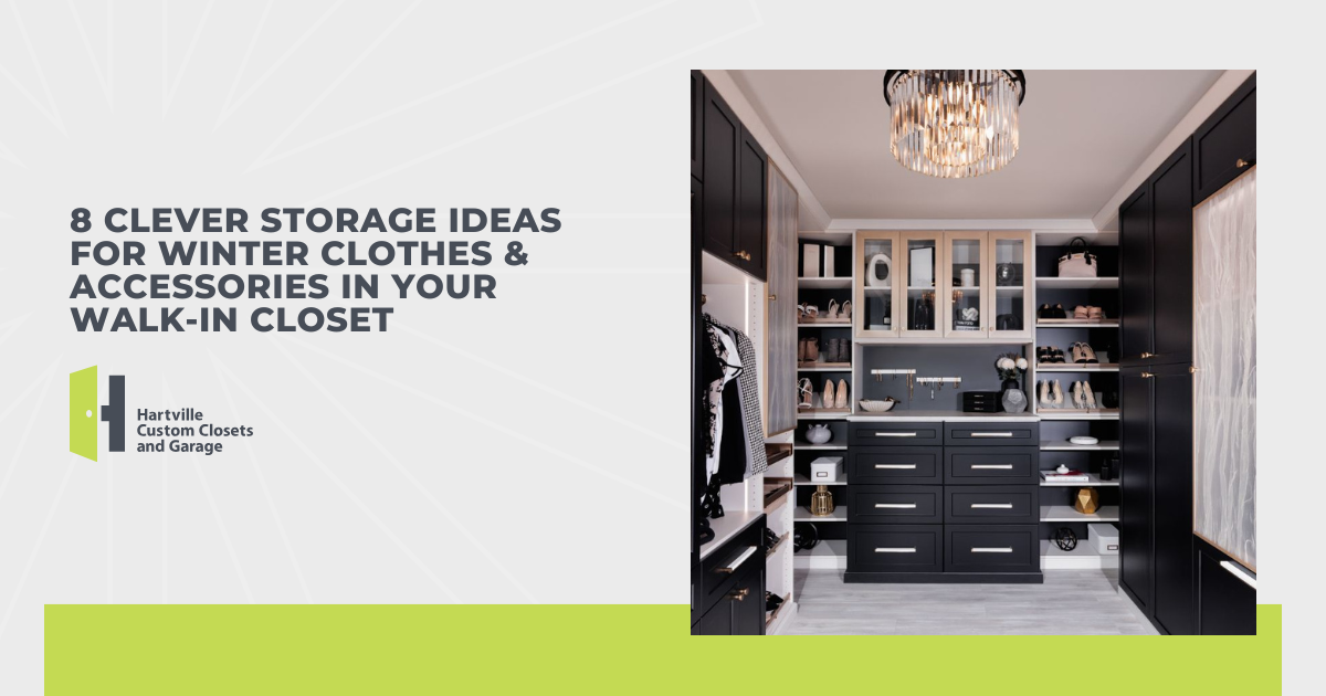 8 Clever Storage Ideas for Winter Clothes & Accessories in Your Walk-In Closet