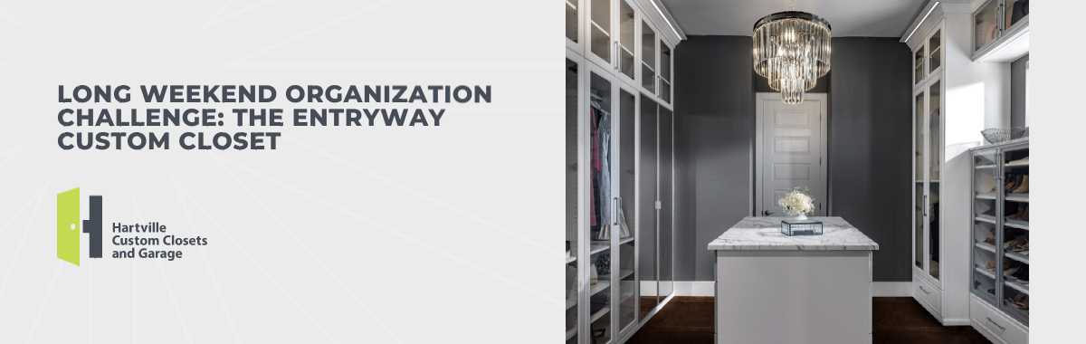 Long Weekend Organization Challenge: The Entryway Custom Closet