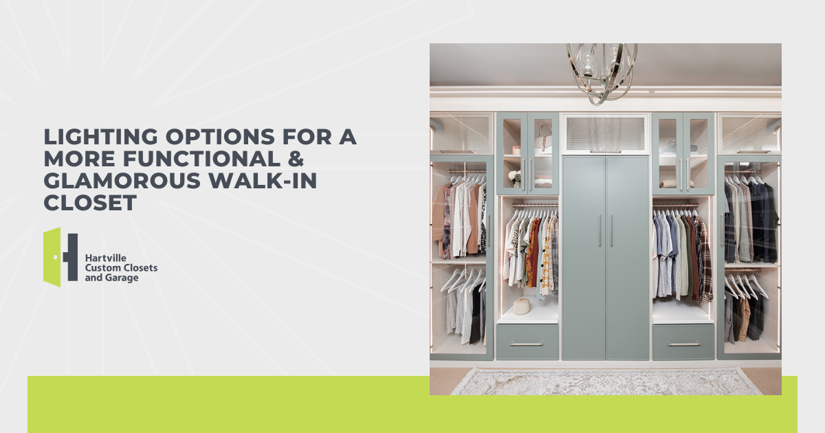 Lighting Options for a More Functional & Glamorous Walk-In Closet