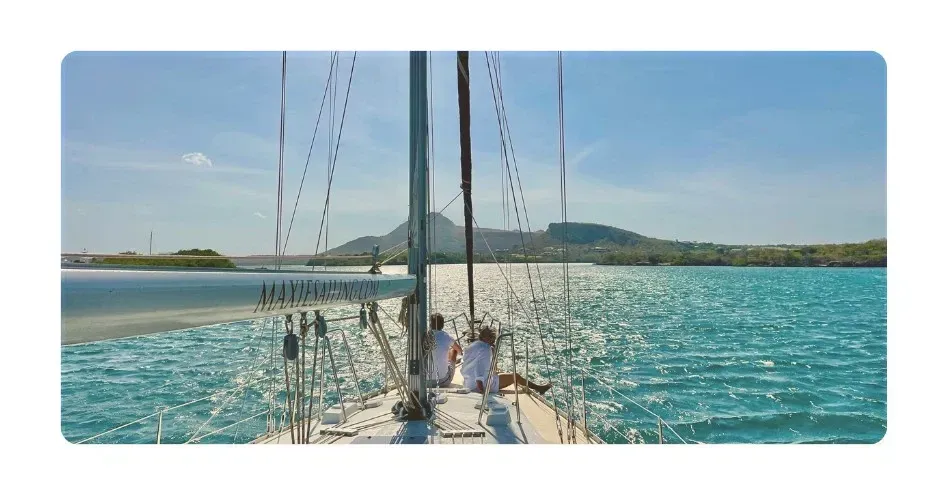 enjoy private sunset cruises onboard green sailboat galaxie