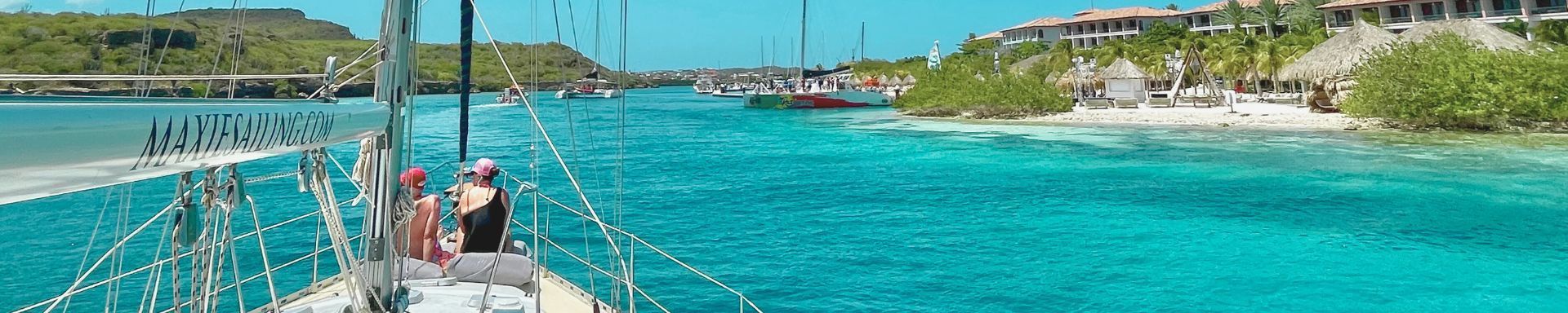 Cruise Travelers enjoying Private Sailing on board sailing yacht galaxie