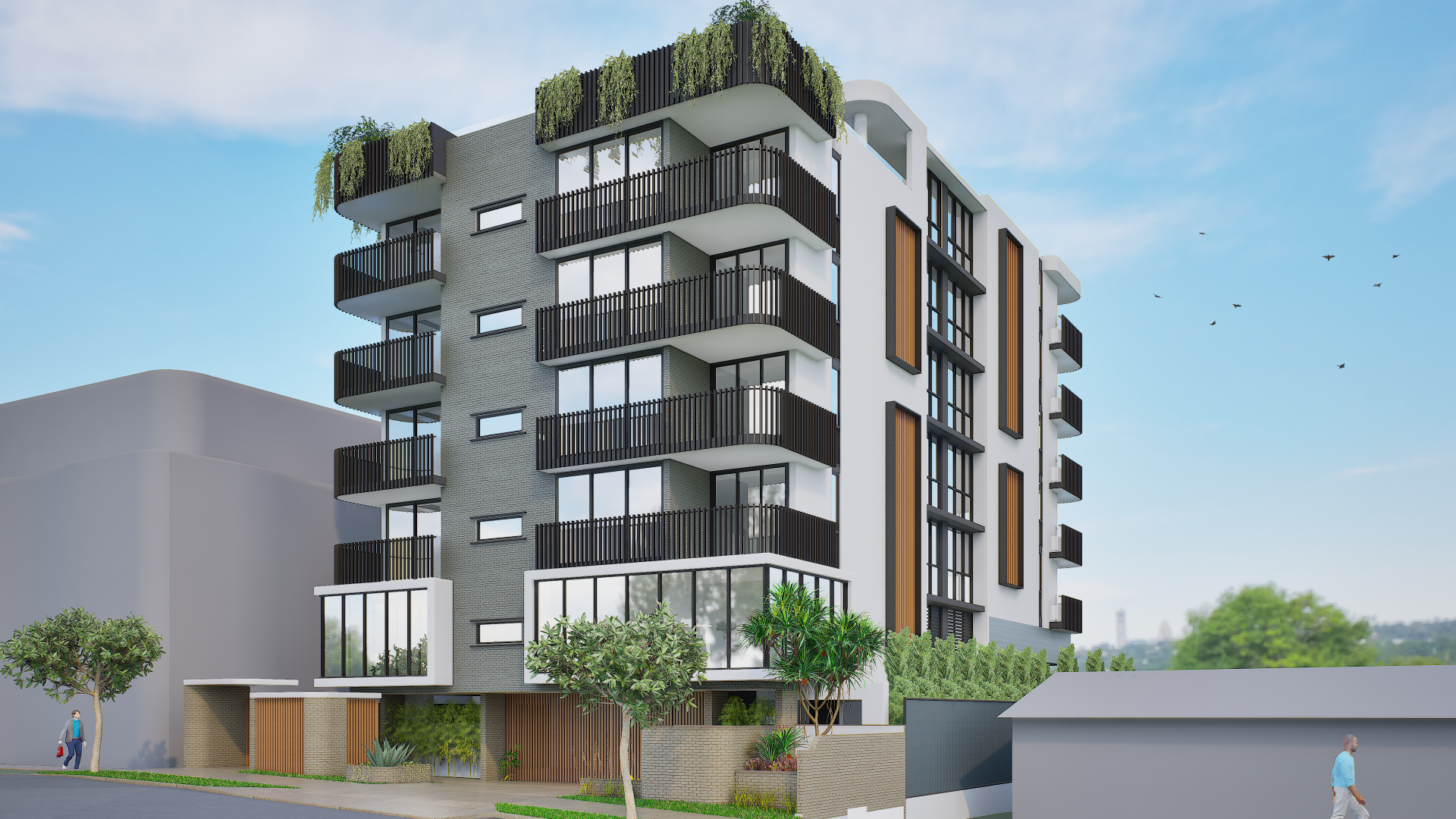 Mock Up Construction Design of Apartment Building — Construction Services in Southport, QLD