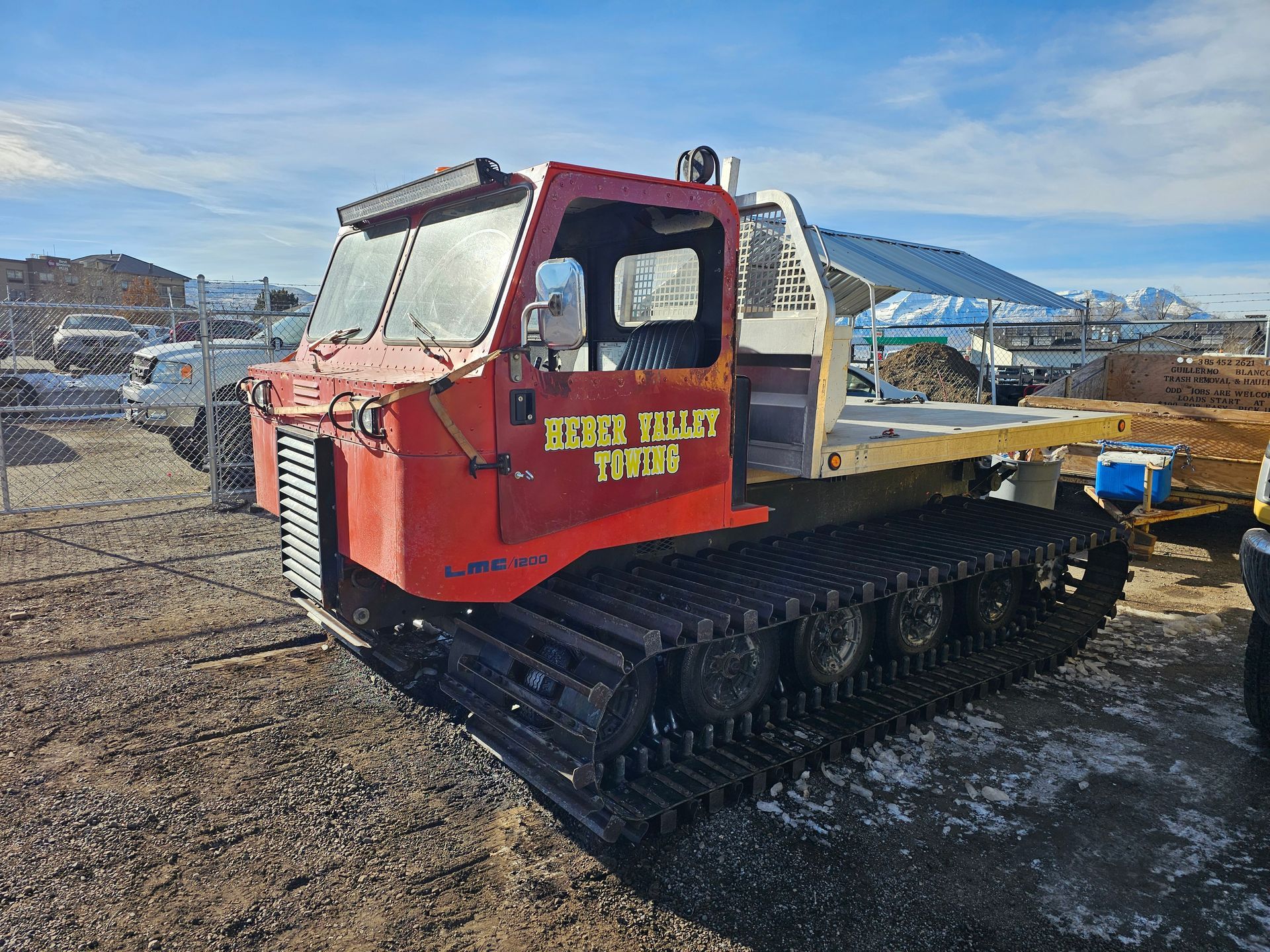 Towing a damaged car — Heber Valley Towing in Heber City, UT