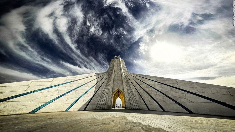 Тегеран, площадь азади, башня азади, площадь Тегерана