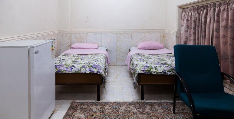 Two beds room, iran hotel room
