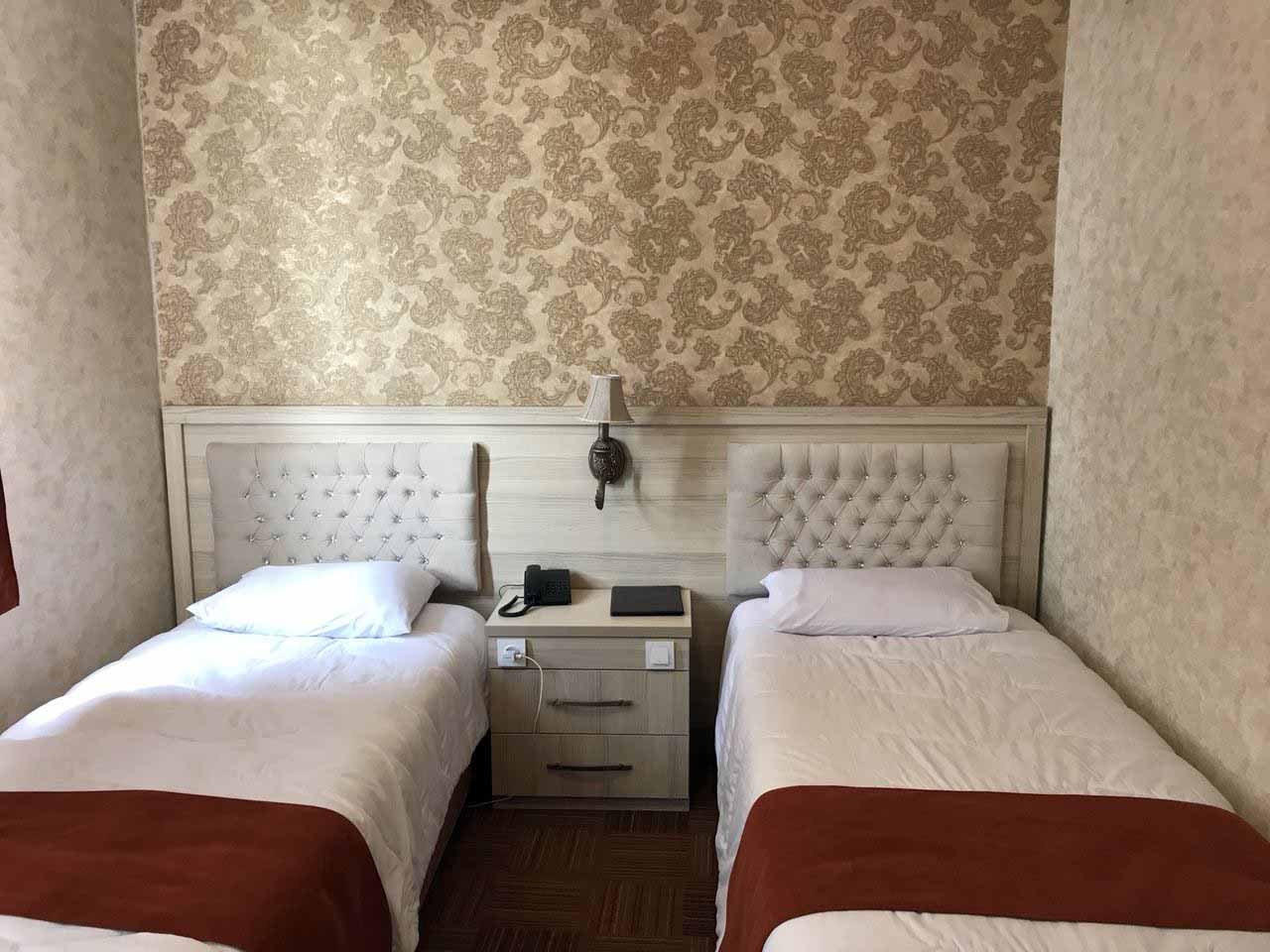 Two Beds Room,Tehran Avrin Hotel ,Tehran hotels, iran hotels  ,2 star hotels in tehran