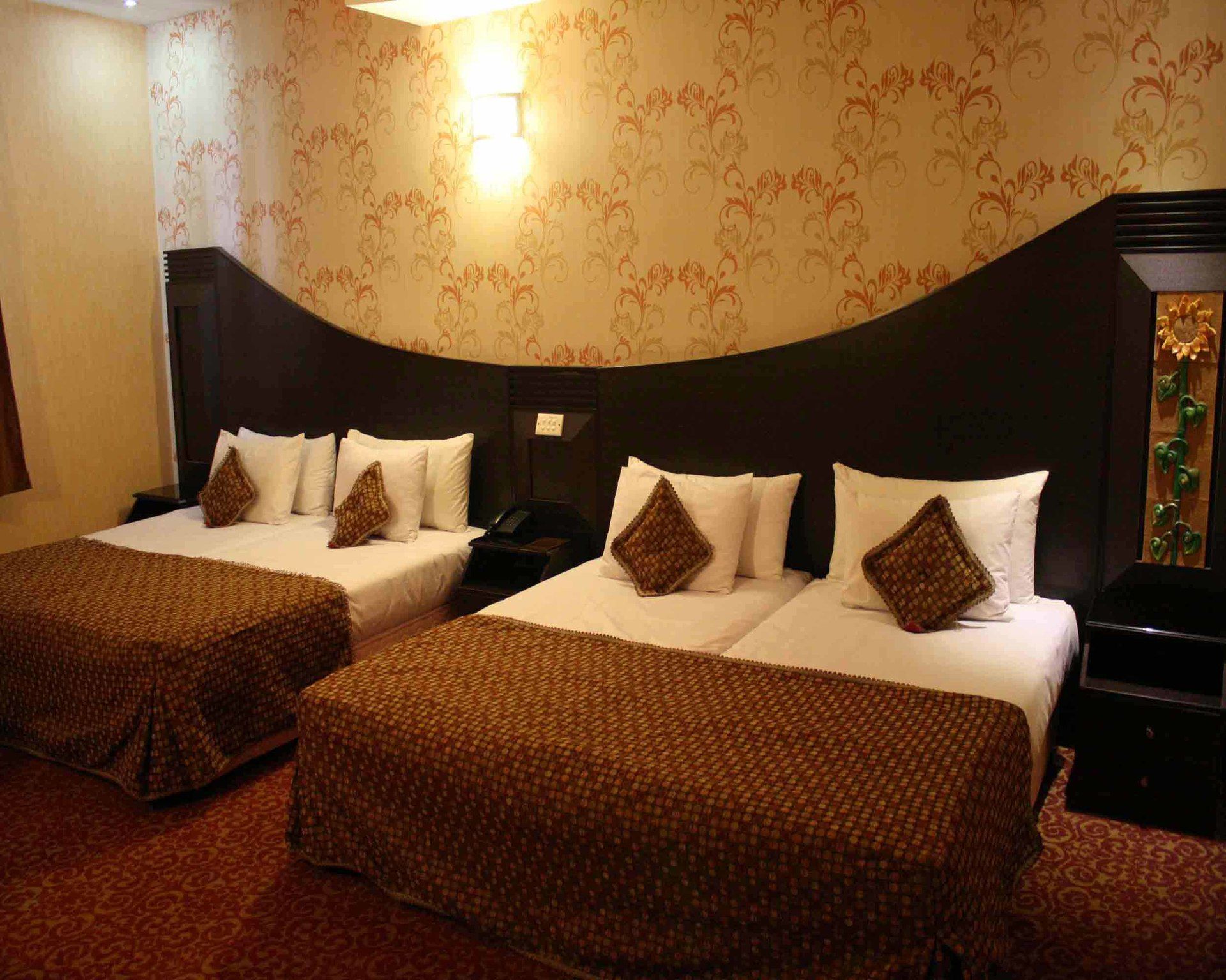 Three Beds Room,Tehran Baba Taher Hotel,Tehran hotels, iran hotels  ,3 star hotel in tehran
