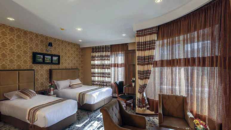 Three Beds Room,Tehran Bahar Hotel ,Tehran hotels, iran hotels , 3 star hotels in tehran