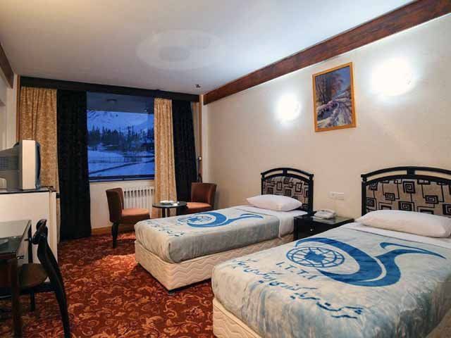 Two Beds Room, Tehran Dizin Hotel ,Tehran hotels, iran hotels , 3 star hotels in tehran