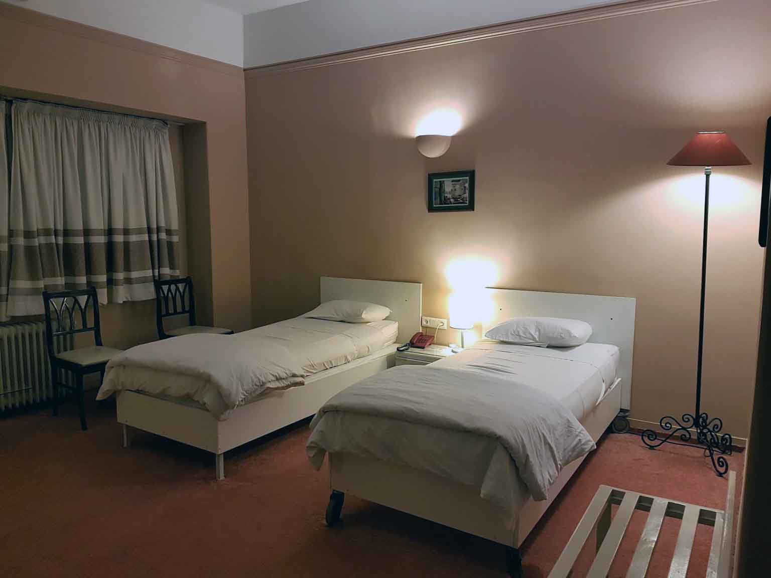 Two Beds Room,Tehran Ghanari Hotel ,Tehran hotels, iran hotels , 2 star hotels in tehran