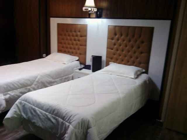 Two Beds Room, Tehran Hafez Hotel ,Tehran hotels, iran hotels , 2 star hotels in tehran