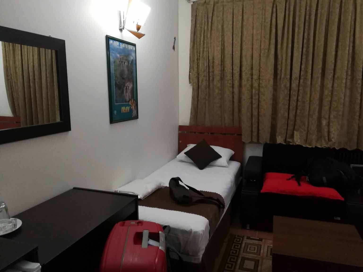 Single Bedroom,Tehran Markazi Iran Hotel ,Tehran hotels, iran hotels ,2 star hotel in tehran