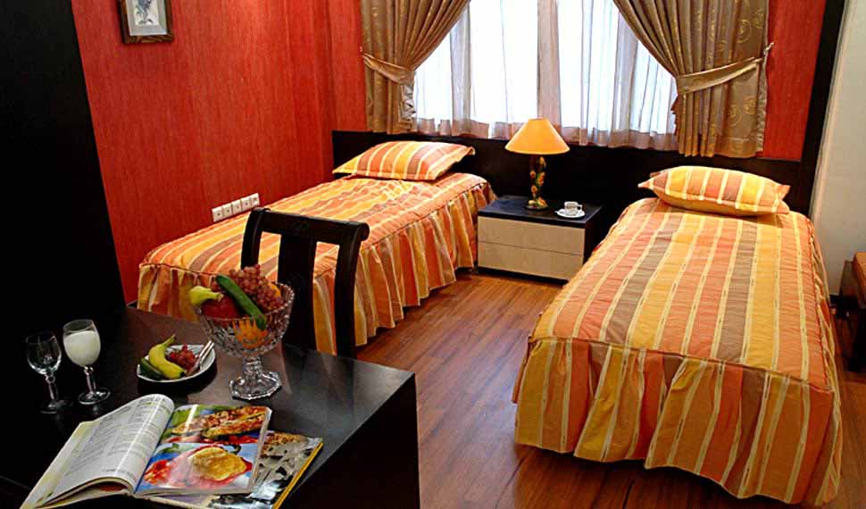 Type C Bedroom (For 1),Tehran Pariz Hotel ,Tehran hotels, iran hotels  ,3 star hotels in tehran