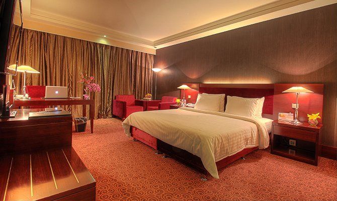Double beds room, Tehran hotel, iran hotel room
