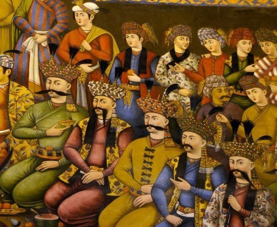 настенная живопись в Исфахане, историческая картина Исфахана, достопримечательности Исфахана