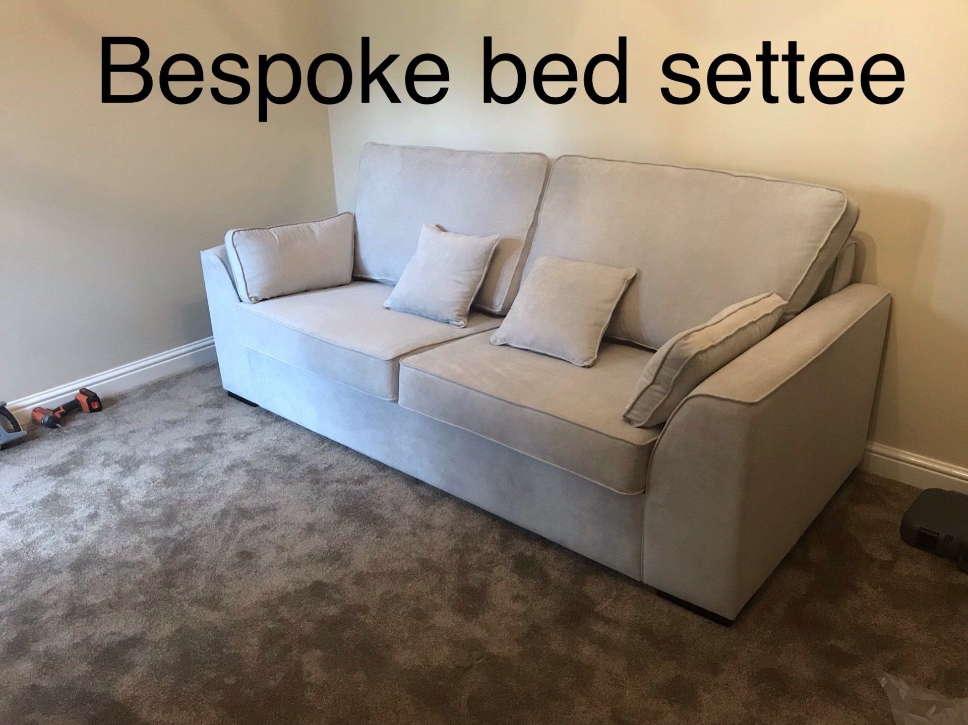 Grey sofa bed