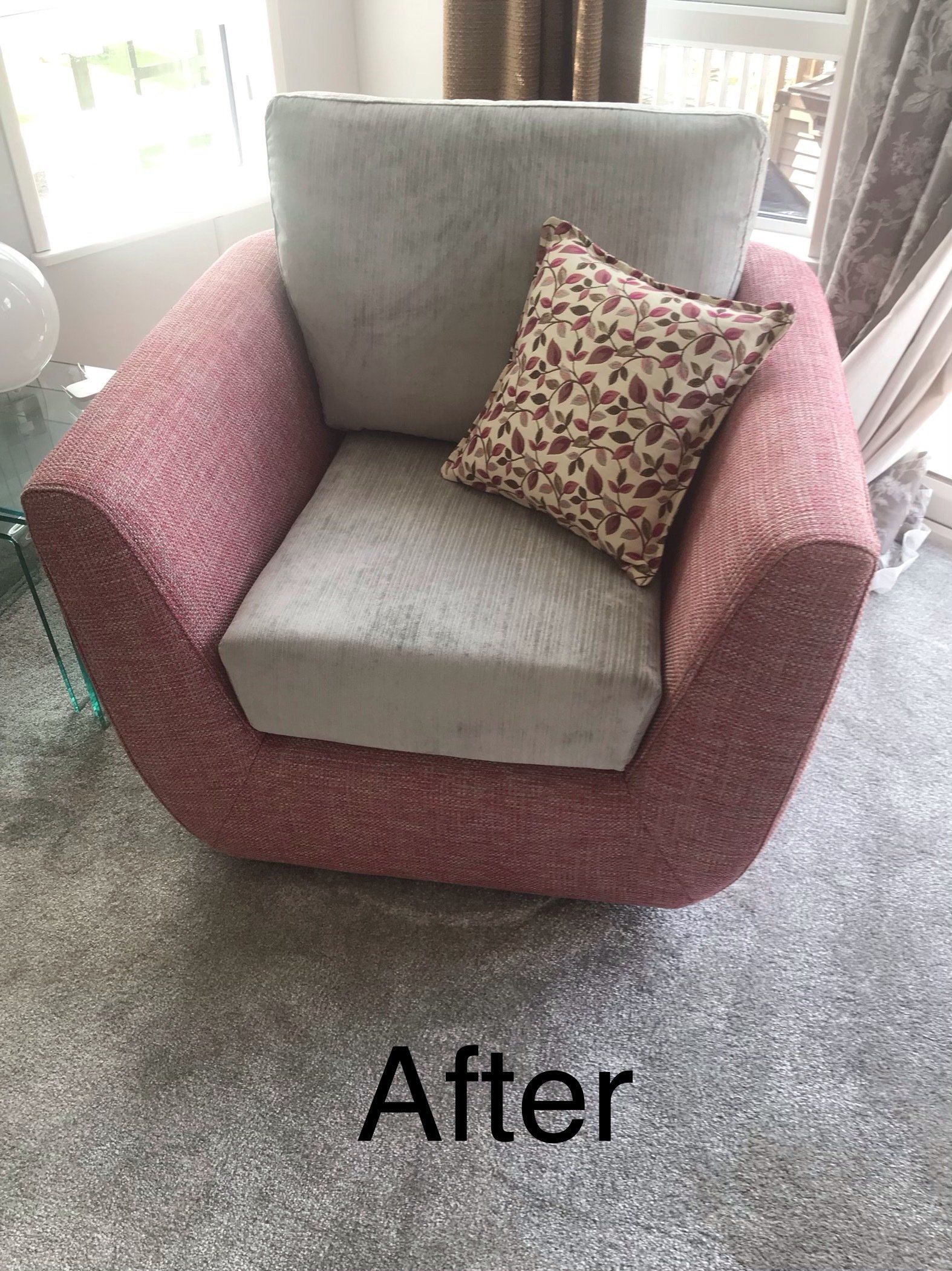 Modern multicoloured armchair
