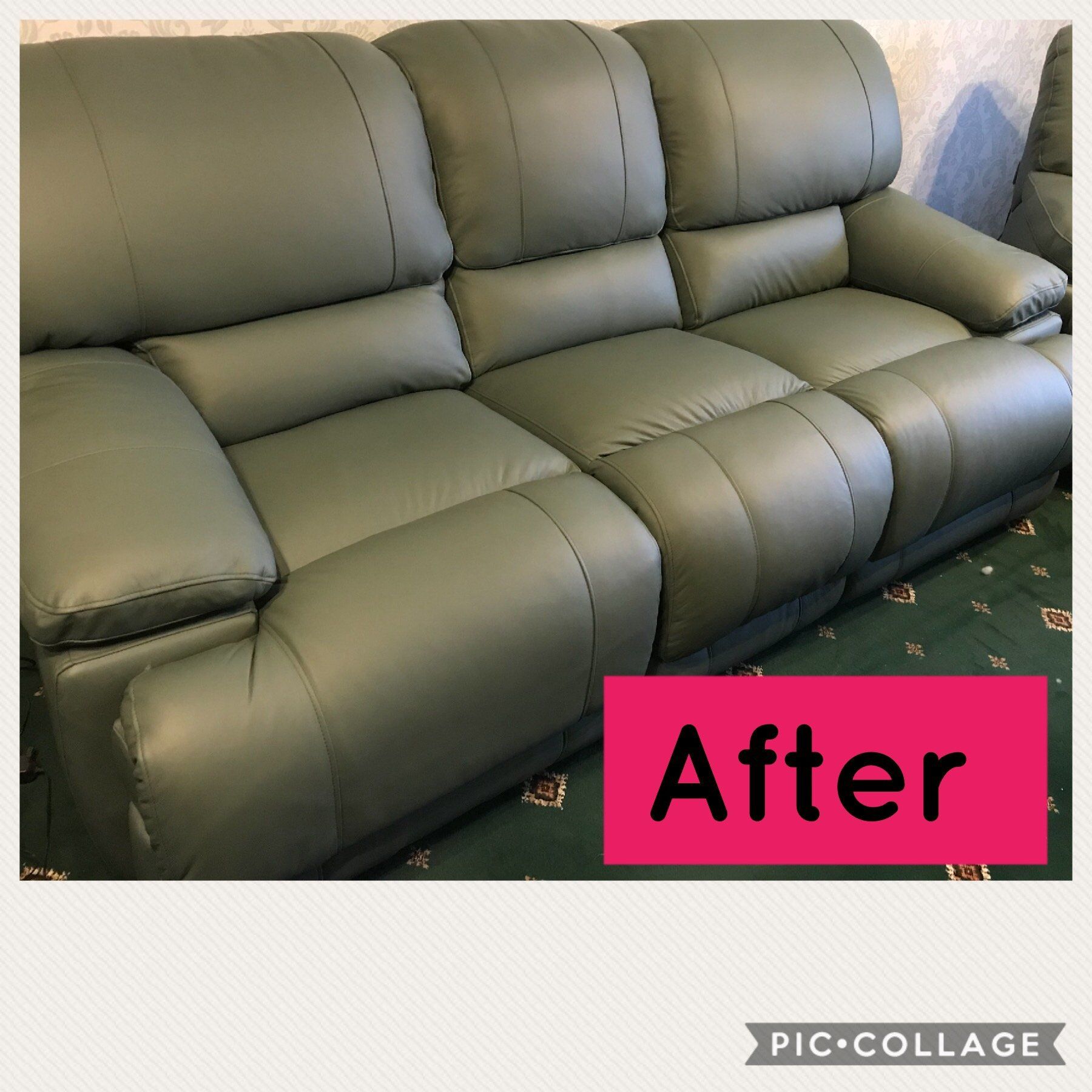 Large grey sofa
