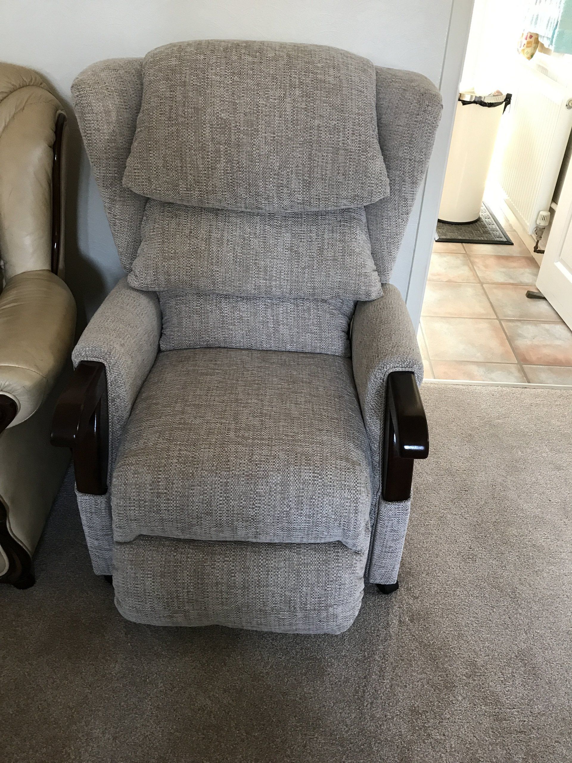 Grey armchair
