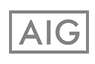The AIG logo is a square with the letters AIG inside of it.