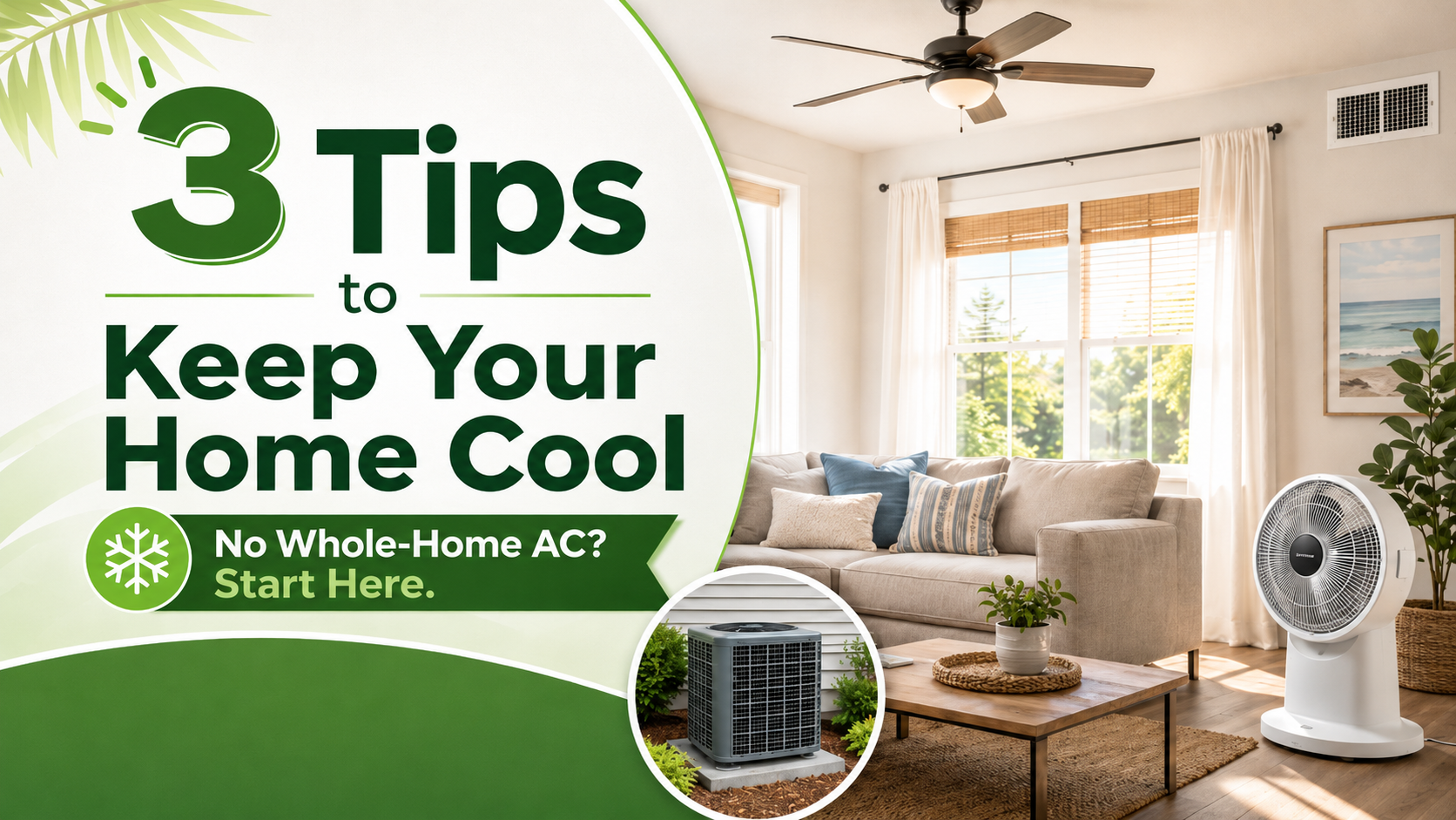 3 Tips for Keeping Your Home Cool This Summer Without Whole-Home AC
