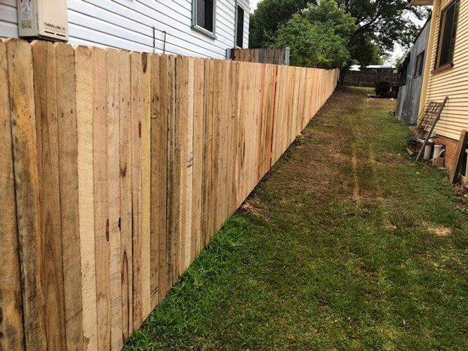 Wooden Fence — Timber Fencing in Temagog, NSW