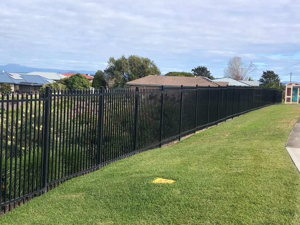 Black Security Fence — Security Fencing in Temagog, NSW