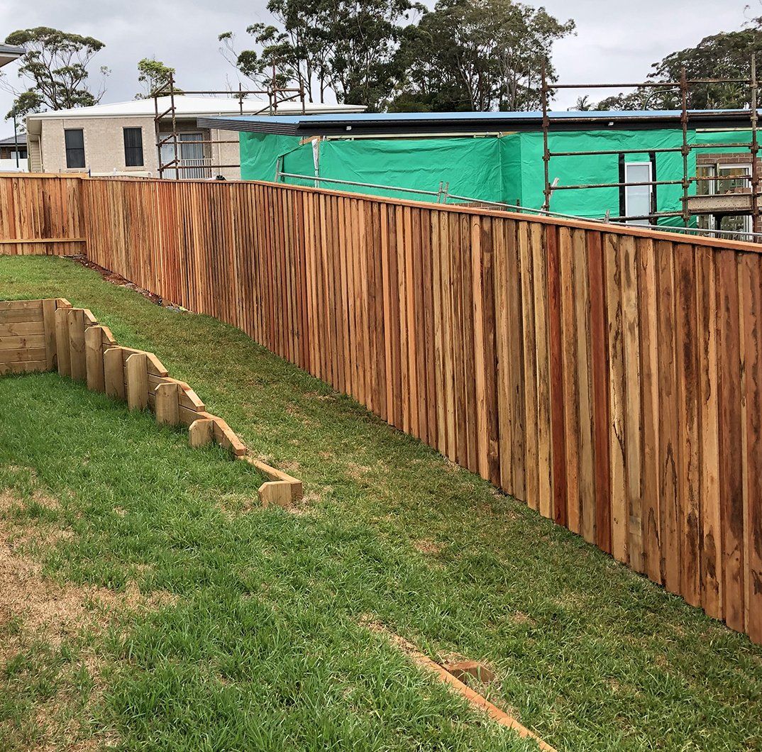 Hardwood Timber Fencing — Timber Fencing in Temagog, NSW