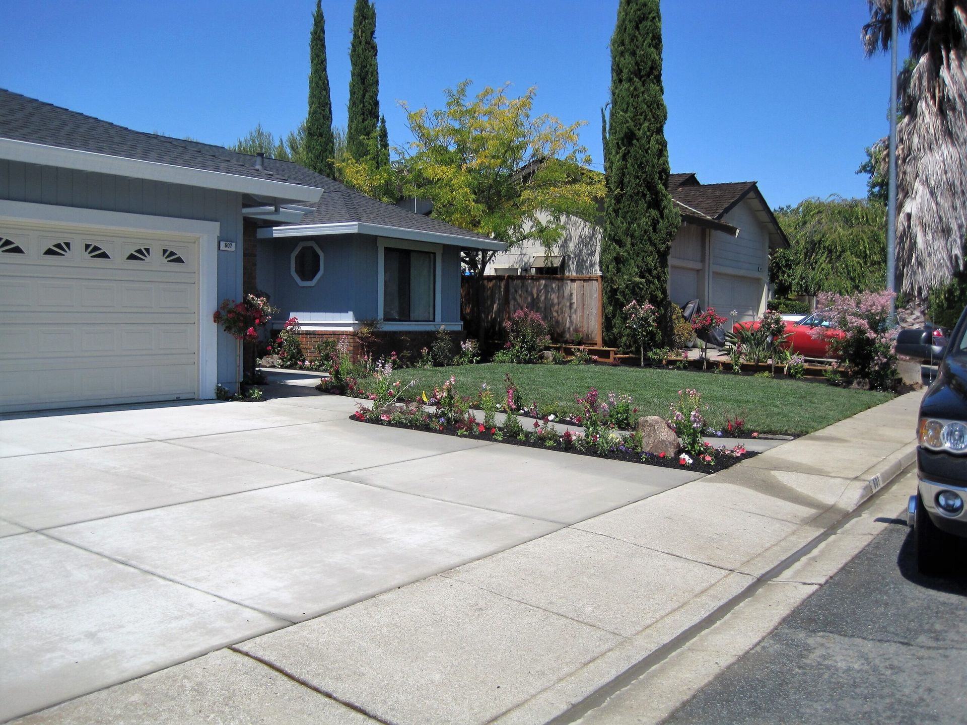 Concrete driveway installation in Martinez California