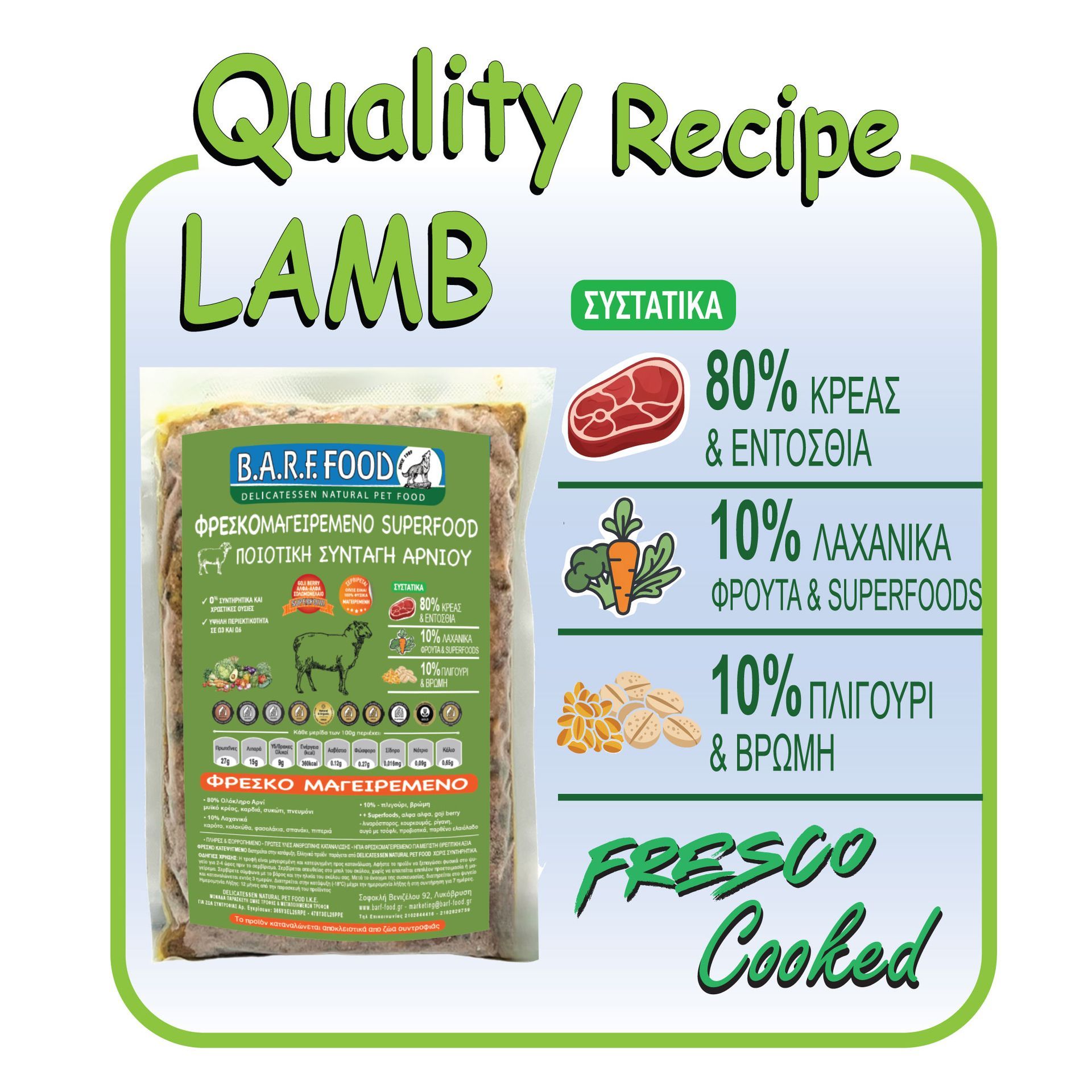 FRESCO Quality Lamb Recipe