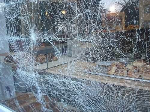 Broken Shop Window