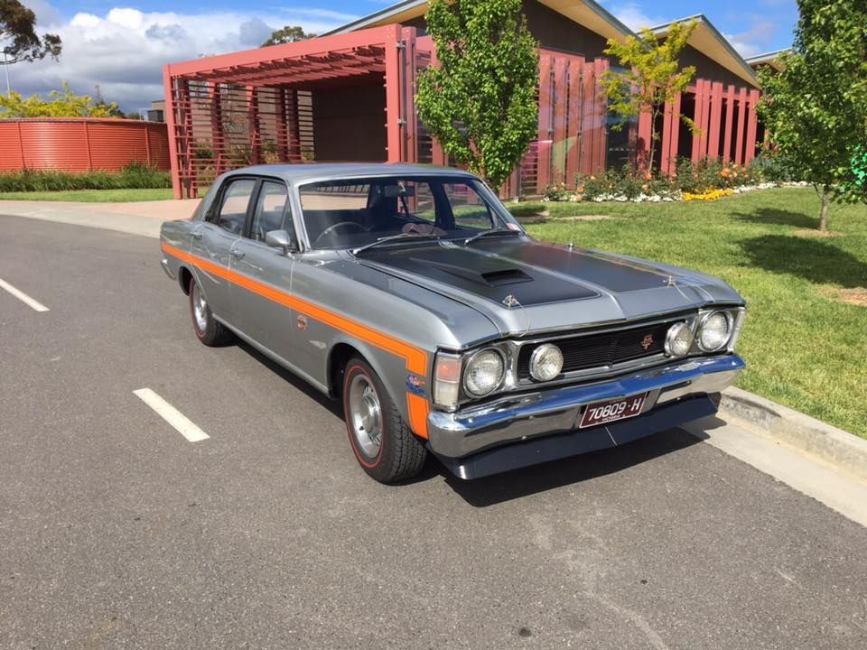 A Car Parked on the Side of a Road — Restore Your Ford Falcon GT From Brisbane, NSW