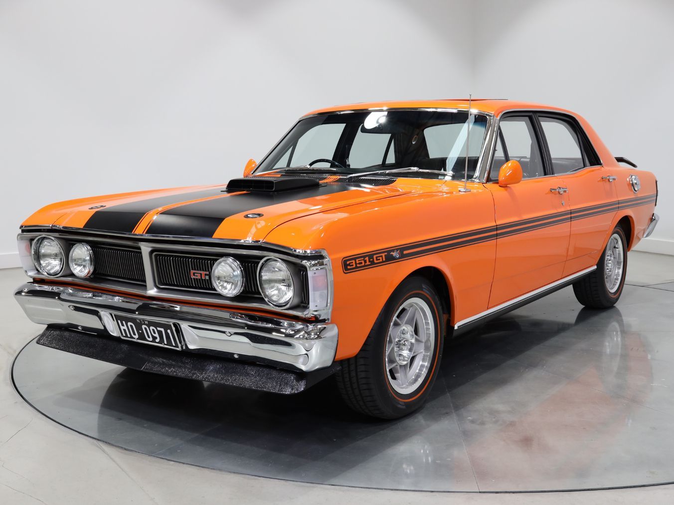 Raw Orange Black Trim