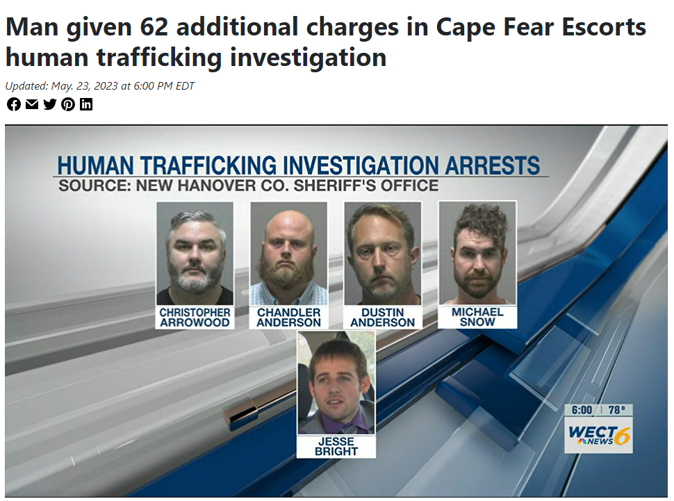 Breaking News: Human Trafficking Bust in New Hanover County