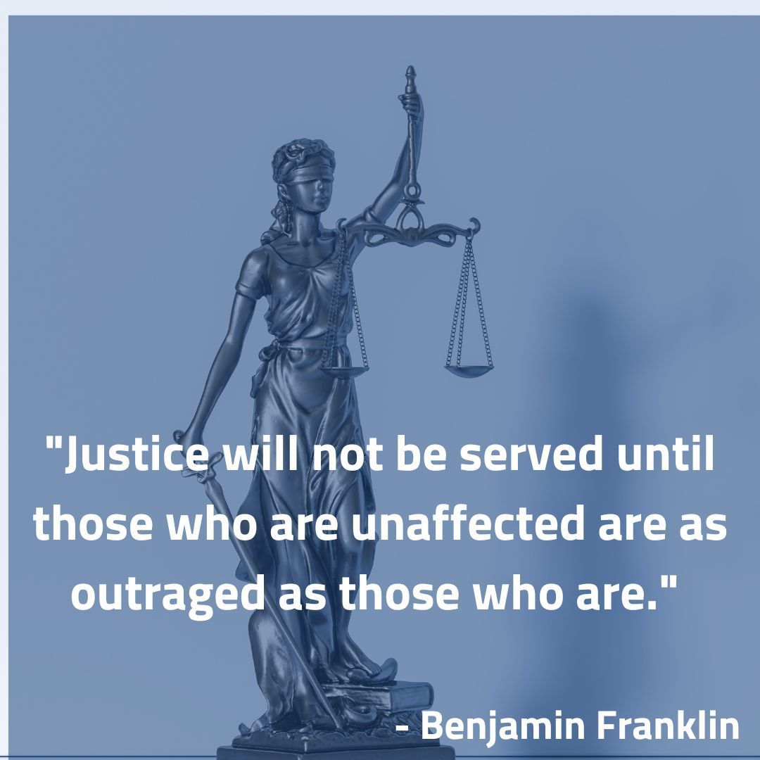 Benjamin Franklin about justice quote