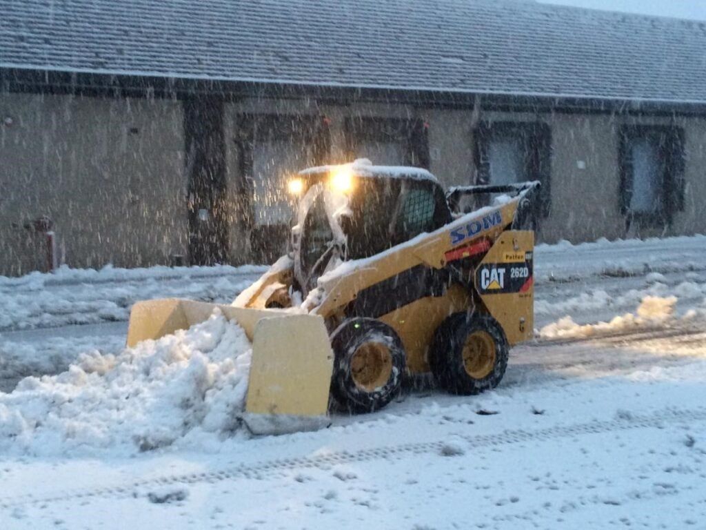 Removing a Snow on Commercial Property — Congers, NY — SDM Industries Inc.