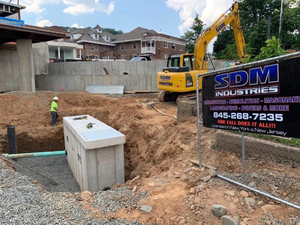 Excavation for Drainage — Congers, NY — SDM Industries Inc.