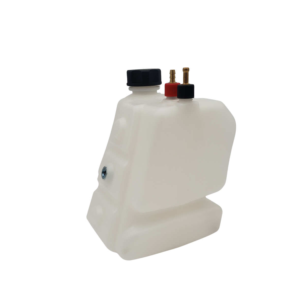 3.5L KG FUEL TANK, W/ CAP, SUCTION, AIR FLOW CONNECTION & WING NUT, OPAQUE