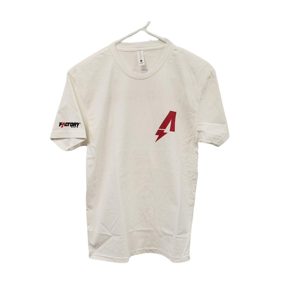 FACTORY KARTS WHITE 'AMERICAN STEEL' T SHIRT