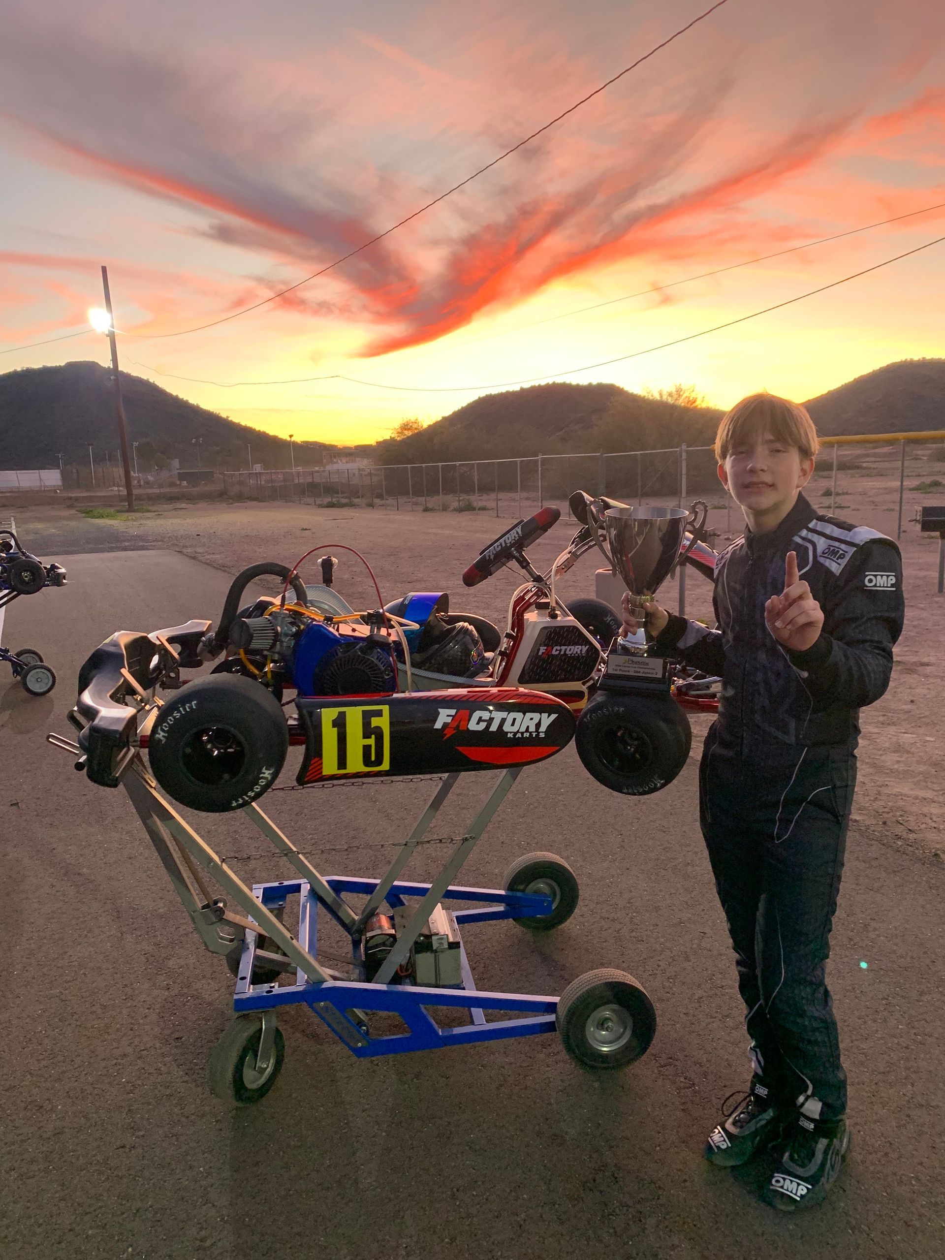 Oliver Hodgson signs with Factory Karts race team
