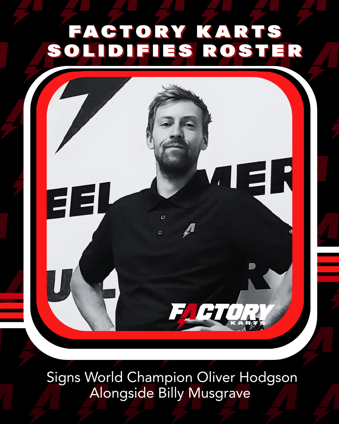 Oliver Hodgson signs with Factory Karts race team