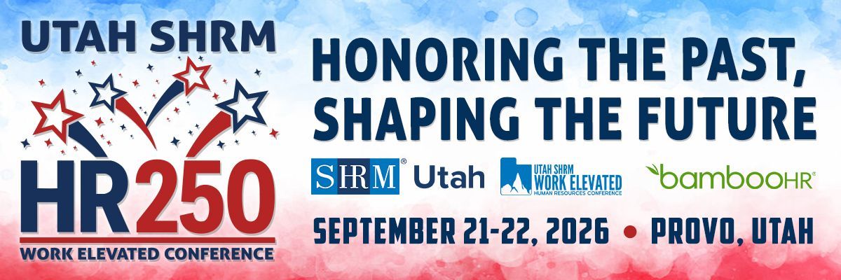 Logo for Work Elevated - Utah SHRM