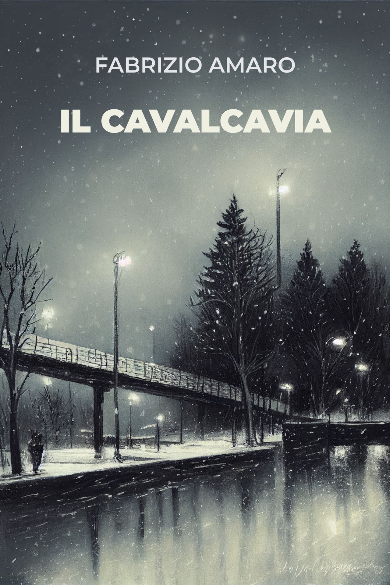 Copertina libro Il cavalcavia di Fabrizio Amaro realizzata da Beatrice Spada designer